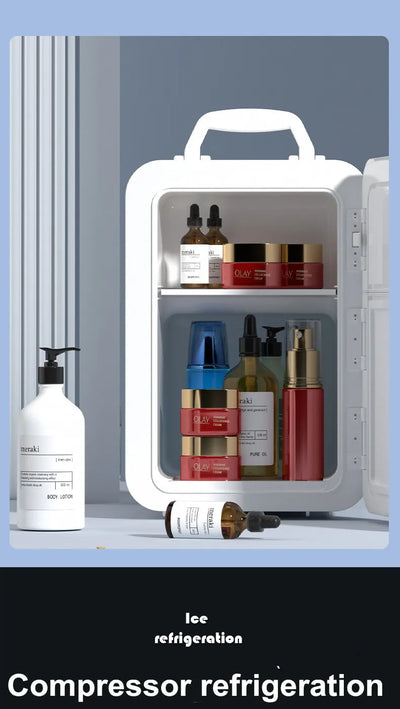 Mini réfrigérateur portable à affichage numérique, compresseur domestique, utilisation indispensable, cosmétiques pour étudiants, voiture, maison, touristes, 20 litres