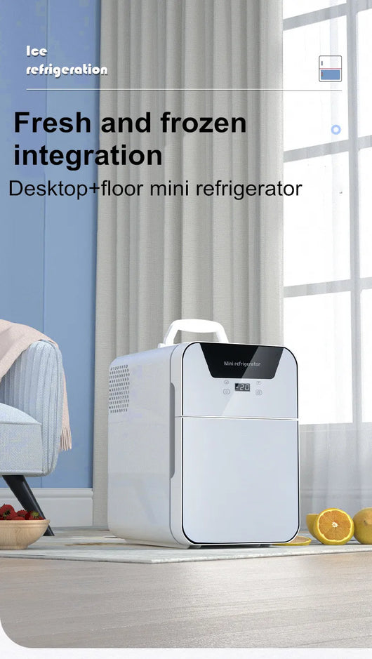 Mini réfrigérateur portable à affichage numérique, compresseur domestique, utilisation indispensable, cosmétiques pour étudiants, voiture, maison, touristes, 20 litres