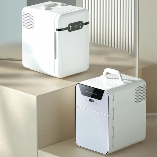 Mini réfrigérateur portable à affichage numérique, compresseur domestique, utilisation indispensable, cosmétiques pour étudiants, voiture, maison, touristes, 20 litres