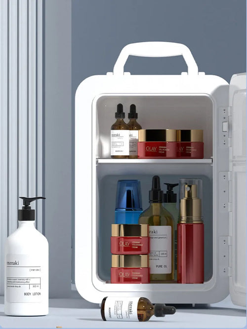 Mini réfrigérateur portable à affichage numérique, compresseur domestique, utilisation indispensable, cosmétiques pour étudiants, voiture, maison, touristes, 20 litres